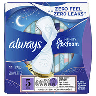 ALWAYS #2121 INFINITY FLEX FOAM SIZE 5 11CT (ITEM NUMBER: 80600)