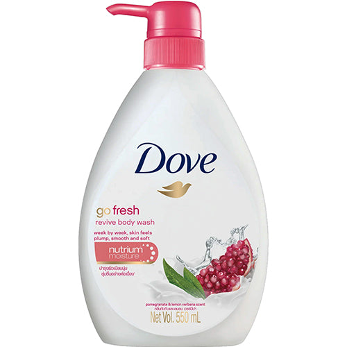 DOVE BODY WASH 550ml REVIVE POMEGRANATE (ITEM NUMBER: 80612)