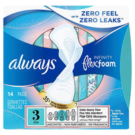 ALWAYS #8828 INFINITY FLEX FOAM SIZE 3 14CT (ITEM NUMBER: 80699)