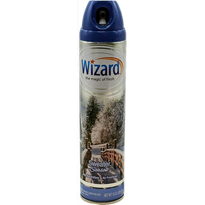 WIZARD AIR FRESHENER 10oz SWEATER SEASON (ITEM NUMBER: 80807)
