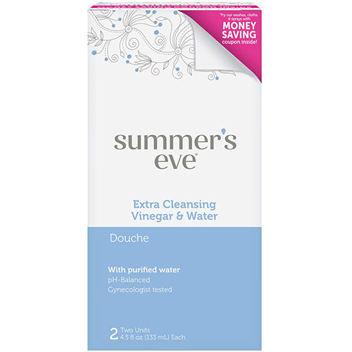 SUMMER'S EVE DOUCHE 2PK 4.5oz EXTRA CLEANSING (ITEM NUMBER: 81114)