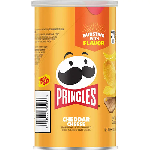 PRINGLES CHIPS 2.5oz CHEDDAR (ITEM NUMBER: 83010)