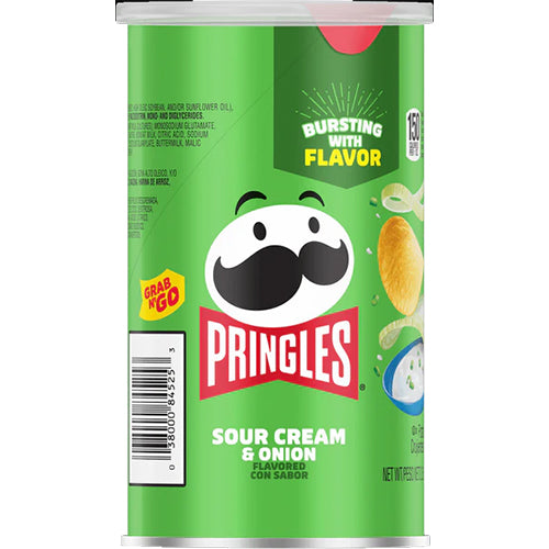 PRINGLES CHIPS 2.5oz SOUR CREAM AND ONION (ITEM NUMBER: 83011)