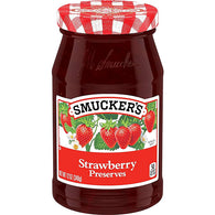 SMUCKER STRAWBERRY PRESERVES 12oz (ITEM NUMBER: 83018)