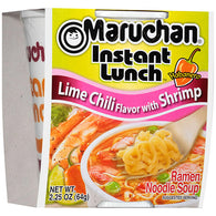 MARUCHAN CUP 2.25oz LIME CHILI SHRIMP (ITEM NUMBER: 83028)