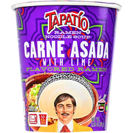 TAPATIO CUP NOODLE 2.29oz CARNE ASADA (ITEM NUMBER: 83036)
