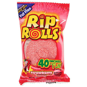 RIP ROLL CANDY 1.4oz STRAWBERRY (ITEM NUMBER: 84014)