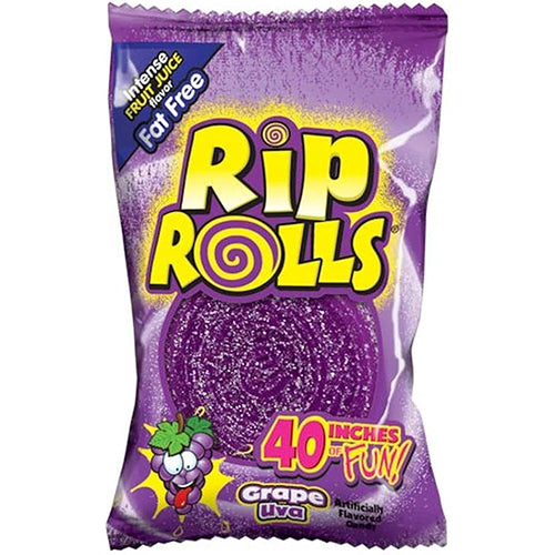 RIP ROLL CANDY 1.4oz GRAPE (ITEM NUMBER: 84018)