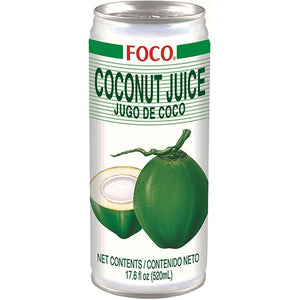 FOCO COCONUT JUICE 520ml (17.6oz) (ITEM NUMBER: 85014)