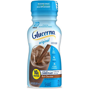 GLUCERNA ORIGINAL 8oz CHOCOLATE (ITEM NUMBER: 85029)