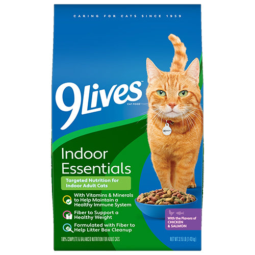 9 LIVES DRY FOOD 3.15LB INDOOR COMPLETE (ITEM NUMBER: 85461)