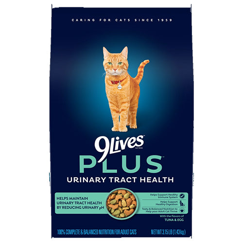 9 LIVES DRY FOOD 3.15LB PLUS CARE (ITEM NUMBER: 85640)