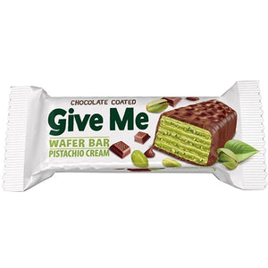 GIVE ME  CHOCOLATE COATED WAFER PISTACHIO CREAM (ITEM NUMBER: 89061)