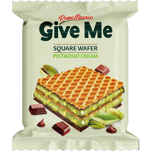 GIVE ME SQUARE WAFER PISTACHIO CREAM (ITEM NUMBER: 89064)