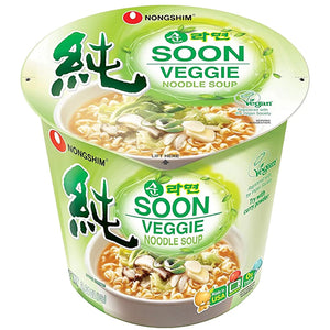 NONGSHIM SOON VEGGIE CUP NOODLE 2.64oz (ITEM NUMBER: 89077)