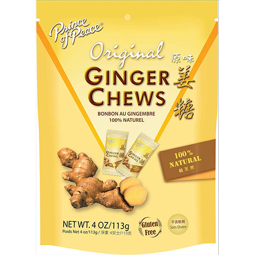 PRINCE OF PEACE GINGER CHEW 4oz ORIGINAL (ITEM NUMBER: 89080)