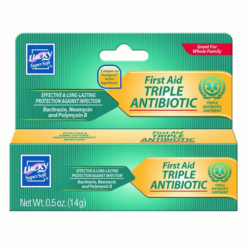 LUCKY TRIPLE ANTIBIOTIC OINTMENT 0.5oz (ITEM NUMBER: 14166)