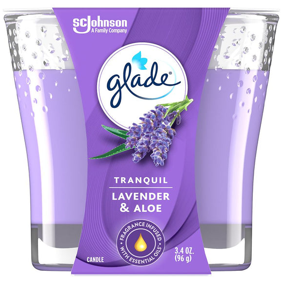 GLADE CANDLE 3.4oz LAVENDER (ITEM NUMBER: 14155)