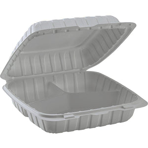 FOOD CONTAINER 9" 3 COMPT. 150CT #PP93 (ITEM NUMBER: 99107)