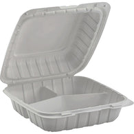 PP HINHED CONTAINER 8 X 8 3-COMP. 150CT (ITEM NUMBER: 60499)