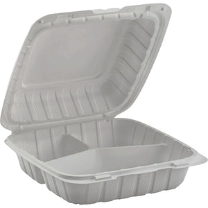 FOOD CONTAINER 8" 3 COMPT. 150CT #PP83 (ITEM NUMBER: 99108)