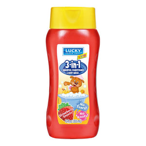 LUCKY KID 3IN1 SHAMP #10510 STRWBERRY 12oz  (ITEM NUMBER: 17571)