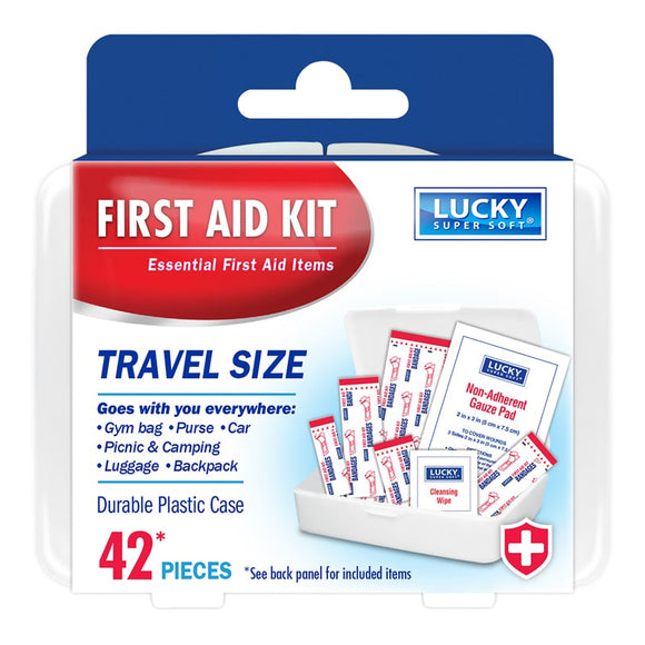 LUCKY #10253 FIRST AID KIT 42PCS  (ITEM NUMBER: 17631)