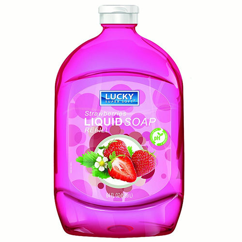 LUCKY HAND SOAP REFIL-STRAWBERRY 64OZ #10037 (ITEM NUMBER: 10013)