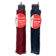 NUVALU #08337 UMBRELLA 3-FOLD 21 IN. ASST.CLR (ITEM NUMBER: 10232)