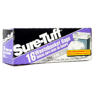 SURE TUFF TRASH BAGS-16CT/8GAL.WHITE (ITEM NUMBER: 10258)