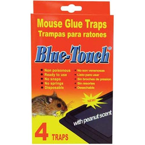 BLUE TOUCH #32204/14 4PK BLUE TOUCH MOUSE GLUE TRAP (ITEM NUMBER: 10358)