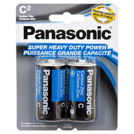 BATTERIES/C-2PACK #PANASONIC (ITEM NUMBER: 10424)