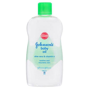 J&J BABY OIL-ALOE 500ml (ITEM NUMBER: 10490)