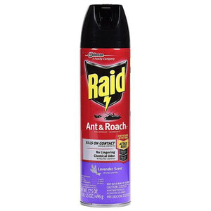 RAID ANT&ROACH KILLER-LAVENDER SCENT #73963 (ITEM NUMBER: 10572)
