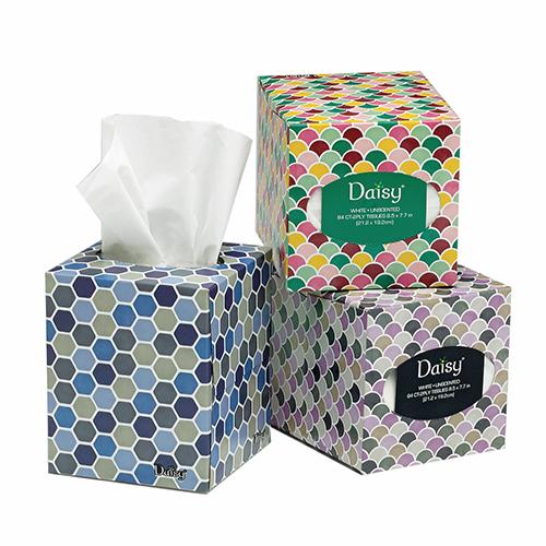 DAISY FACIAL TISSUE 84CT CUBE (ITEM NUMBER: 10633)