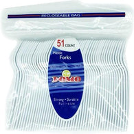 DOMO 51CT PLASTIC FORKS (ITEM NUMBER: 10683)
