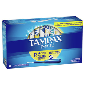 TAMPAX PEARL TAMPON 8CT REGULAR (ITEM NUMBER: 10698)