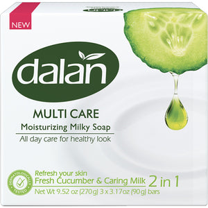 DALAN BAR SOAP 3PK CUCUMBER MILK/TEA (ITEM NUMBER: 10742)