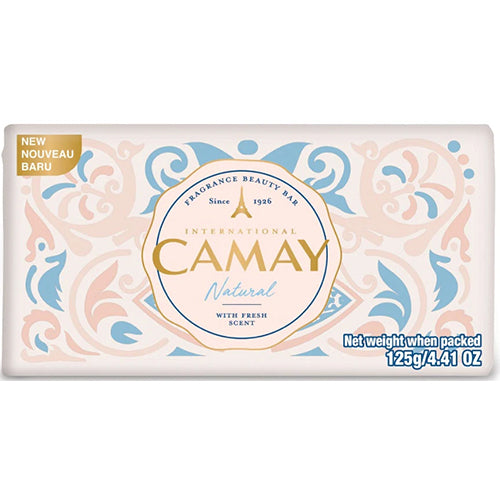 CAMAY BAR SOAP 3PK 125G NATURAL WHT (ITEM NUMBER: 10786)