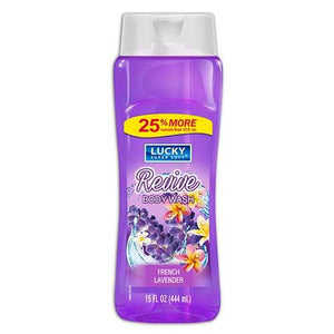 LUCKY BODY WASH 12oz-FRENCH LAVENDER #10054 (ITEM NUMBER: 10820)