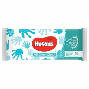 HUGGIES BABY WET WIPES 56CT ALL OVER CLEAN (ITEM NUMBER: 10910)