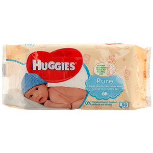 HUGGIES BABY WIPE 56CT PURE (ITEM NUMBER: 10911)
