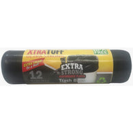 XTRATUFF ROLL TRASH BAGS 26GAL 12CT (ITEM NUMBER: 10979)
