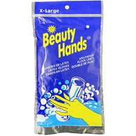 YELLOW FLOCK GLOVES-EXTRA LARGE (ITEM NUMBER: 11021)