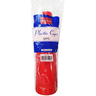 PLASTIC CUPS-7oz/RED 50CT(ITEM NUMBER: 11048)