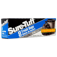 SURE TUFF TRASH BAGS-8CT/26GAL.BLACK (ITEM NUMBER: 11291)