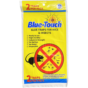 BLUE TOUCH #32206A 2PK MOUSE GLUE BOARD (ITEM NUMBER: 11459)
