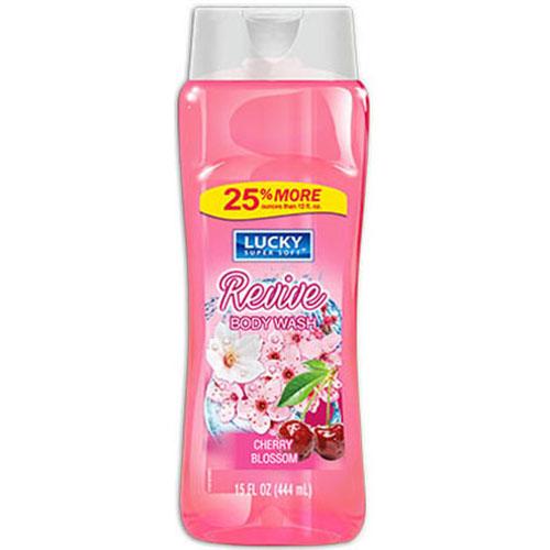 LUCKY BODY WASH 12oz-CHERRY BLOSSOM #11123 (ITEM NUMBER: 11559)