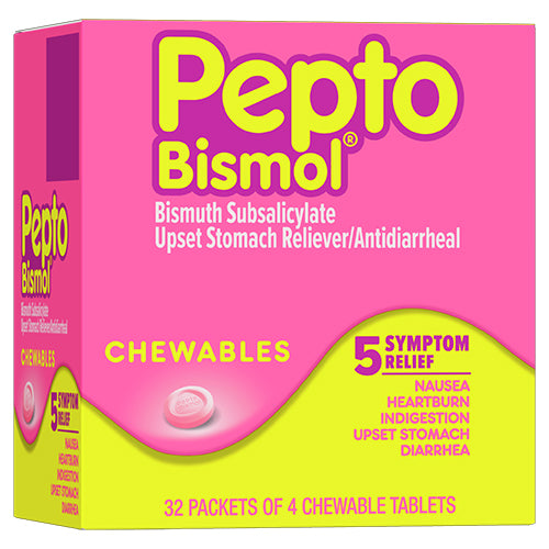 DP/PEPTO BISMOL-ORIGINAL/CHEWABLE 4CT (ITEM NUMBER: 11615)