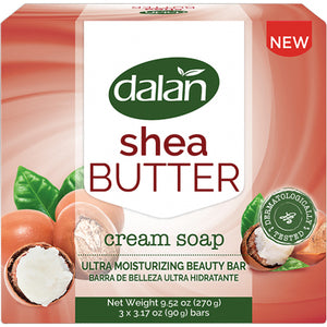 DALAN BAR SOAP 3PK SHEA BUTTER (ITEM NUMBER: 11701)